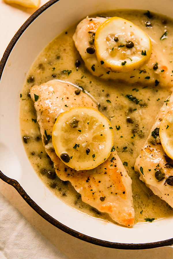 Easy Dairy-Free Creamy Chicken Piccata Kids Will Love